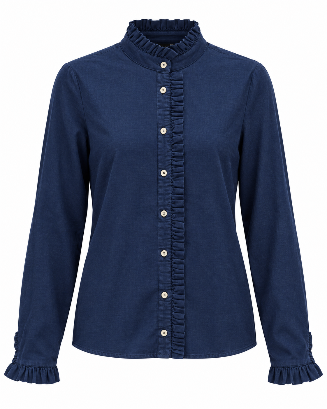 9664 Valeria*b Bluse Rüsche