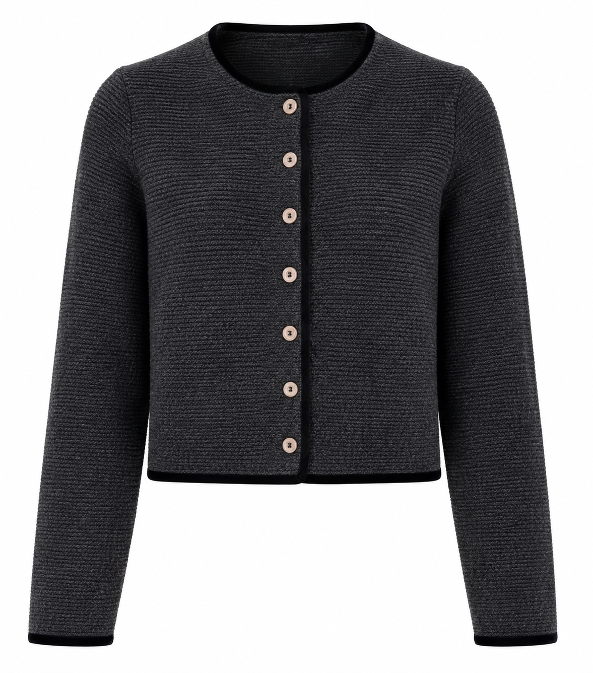 Strickjacke Rückenfalte 21258 Ruhhof*b