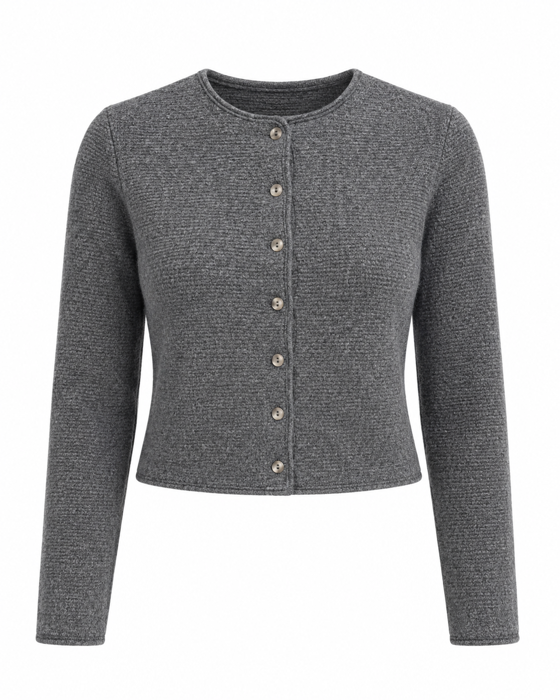 21258 Ruhhof*b Strickjacke Rückenfalte