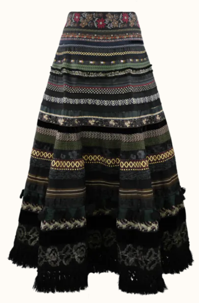 Bänderrock Opulence Ribbon*b Skirt mystic forest