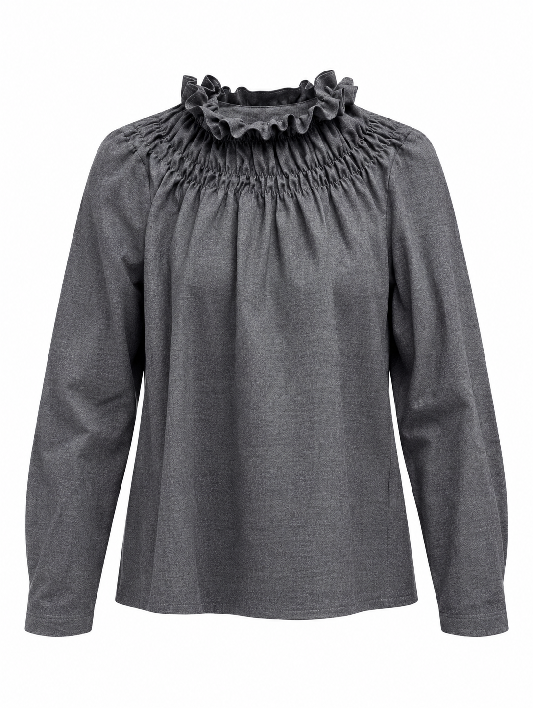 Flanellbluse Smokkragen 6214A 14103 Magdalena*b
